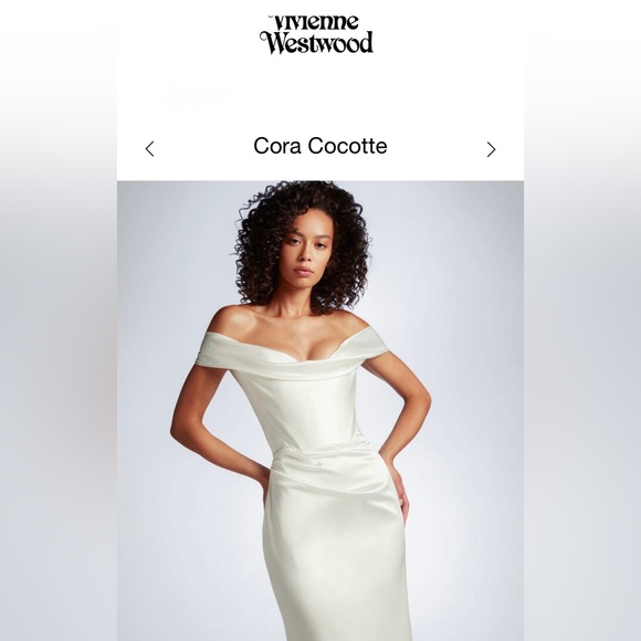 Vivienne Westwood Cora Cocotte Corset Bridal Gown – Ivory Silk – Size XS/S - Picture 4 of 8